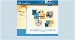 Desktop Screenshot of apcotech.com